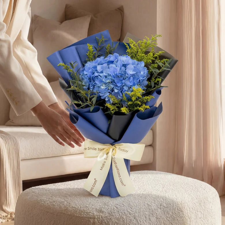 Indigo Calm - Flower Bouquet