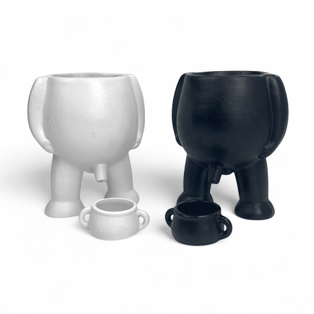 Resin Flower Pot 10.5cm(D) x 13cm(H)