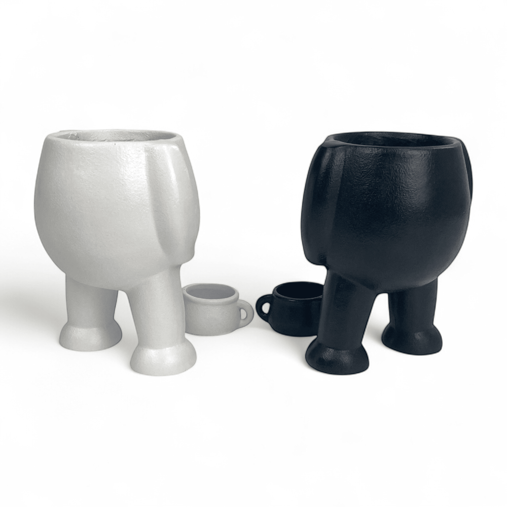 Resin Flower Pot 10.5cm(D) x 13cm(H)