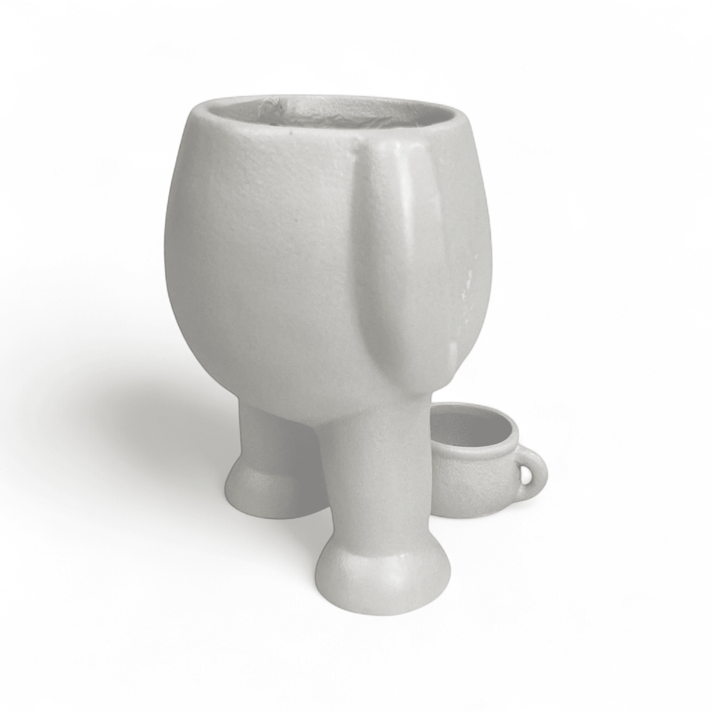 Resin Flower Pot 10.5cm(D) x 13cm(H)