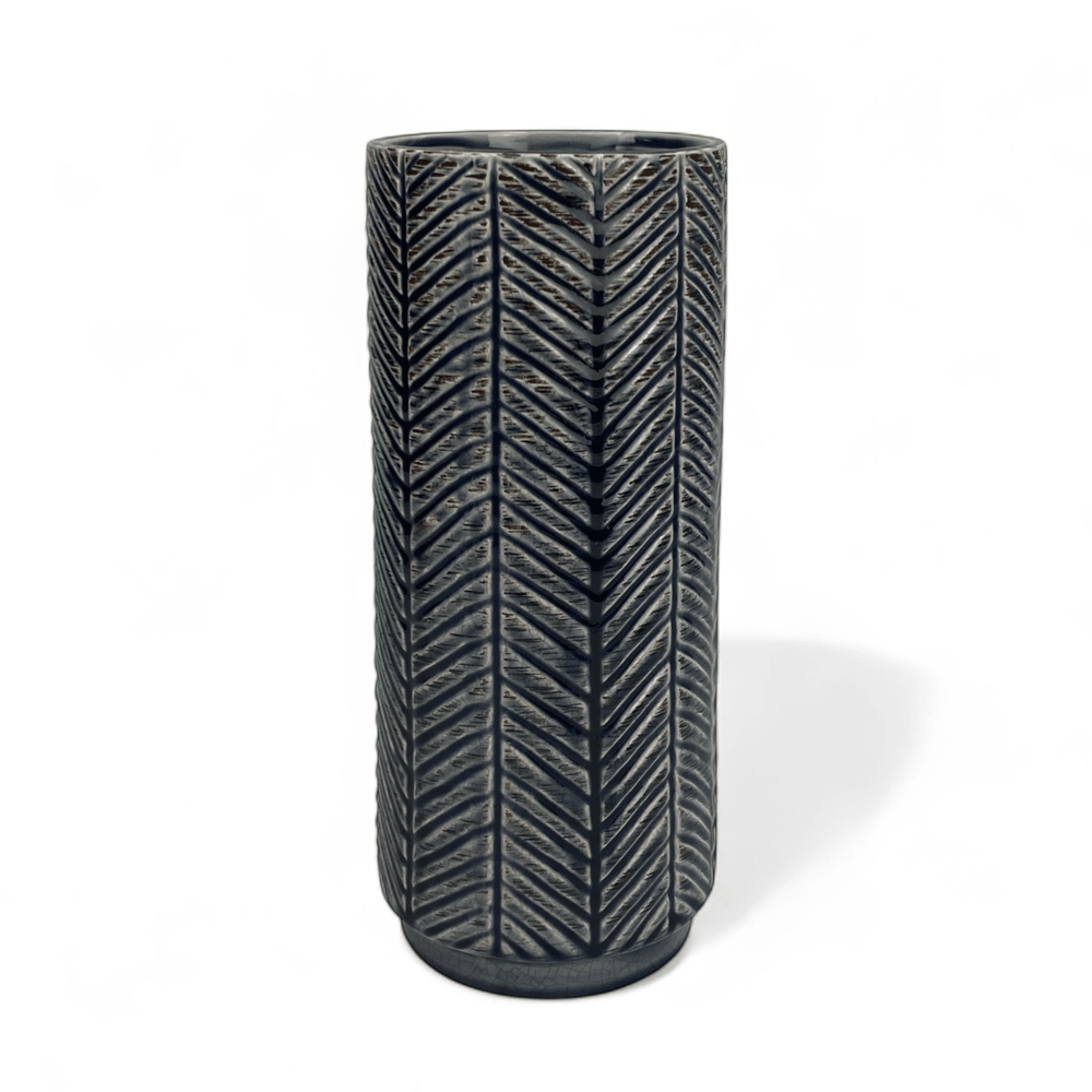 Design Line Ceramic Ceramic With Line Design 12cm(D) x 28cm(H)