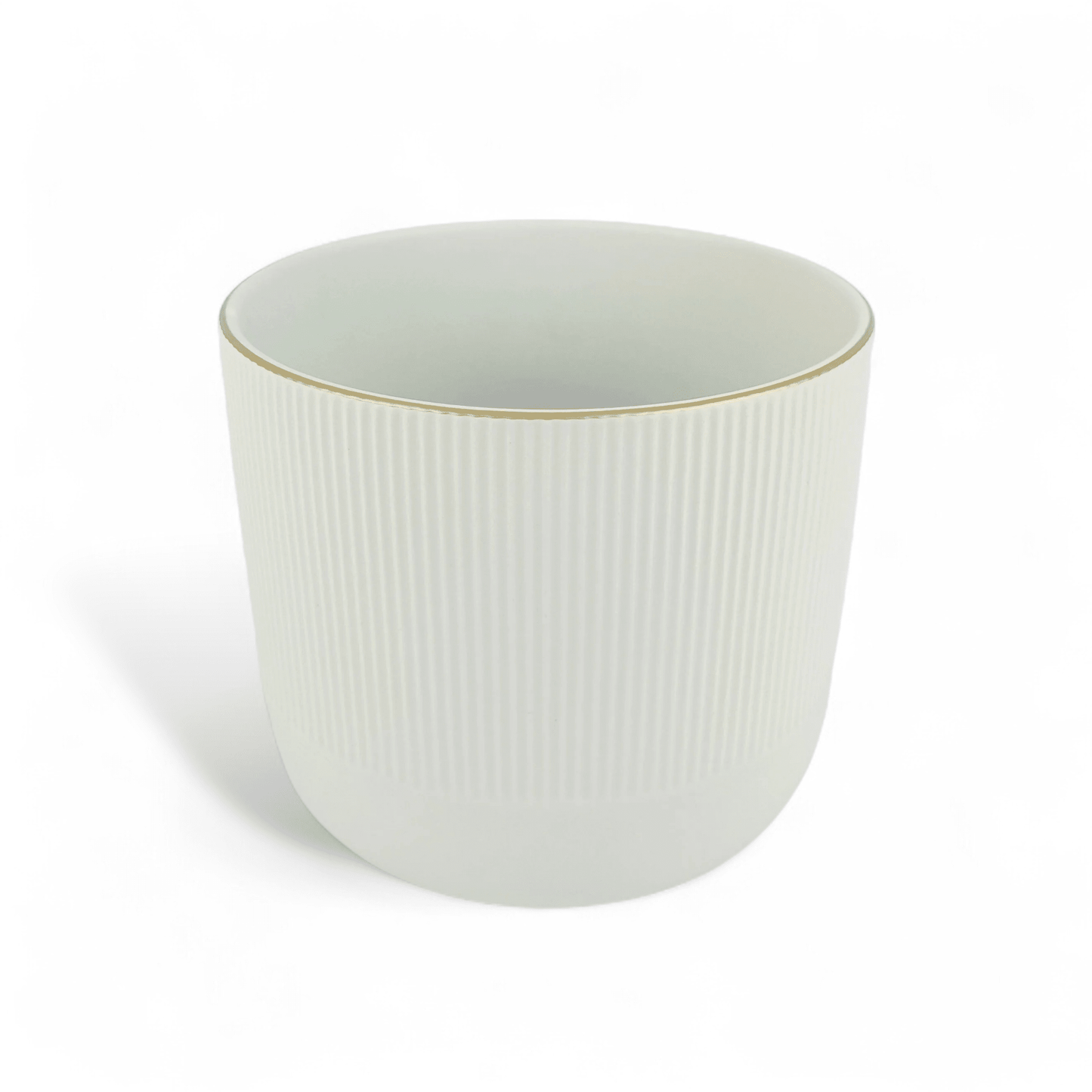 Ceramic Vase - Light Grey (⌀16.5cm x 15.5cm)