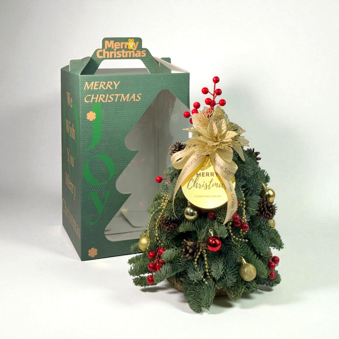 Mini Christmas Tree with Decoration - 30cm