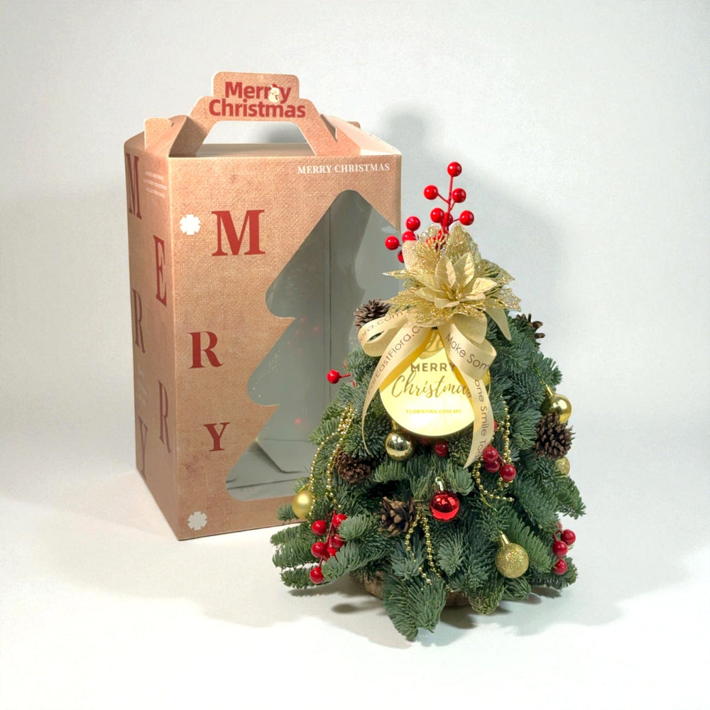 Mini Christmas Tree with Decoration - 30cm