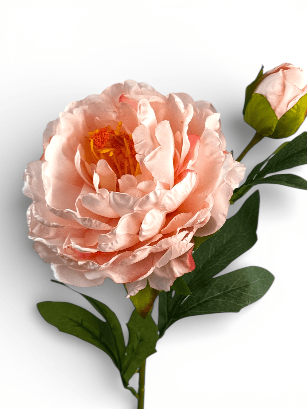 Artificial Peony - Light Pink (1 Stem)