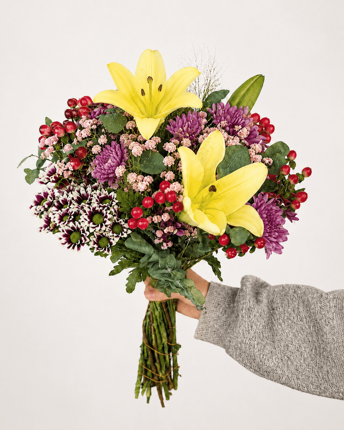 Mix & Match Flowers - Lily Yellow