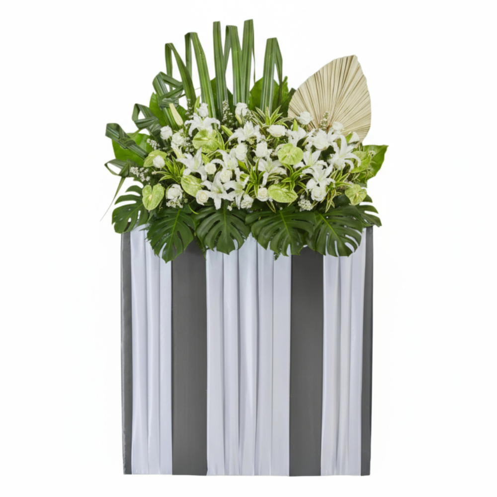 Sympathy Flower Stand – Verdant Remembrance