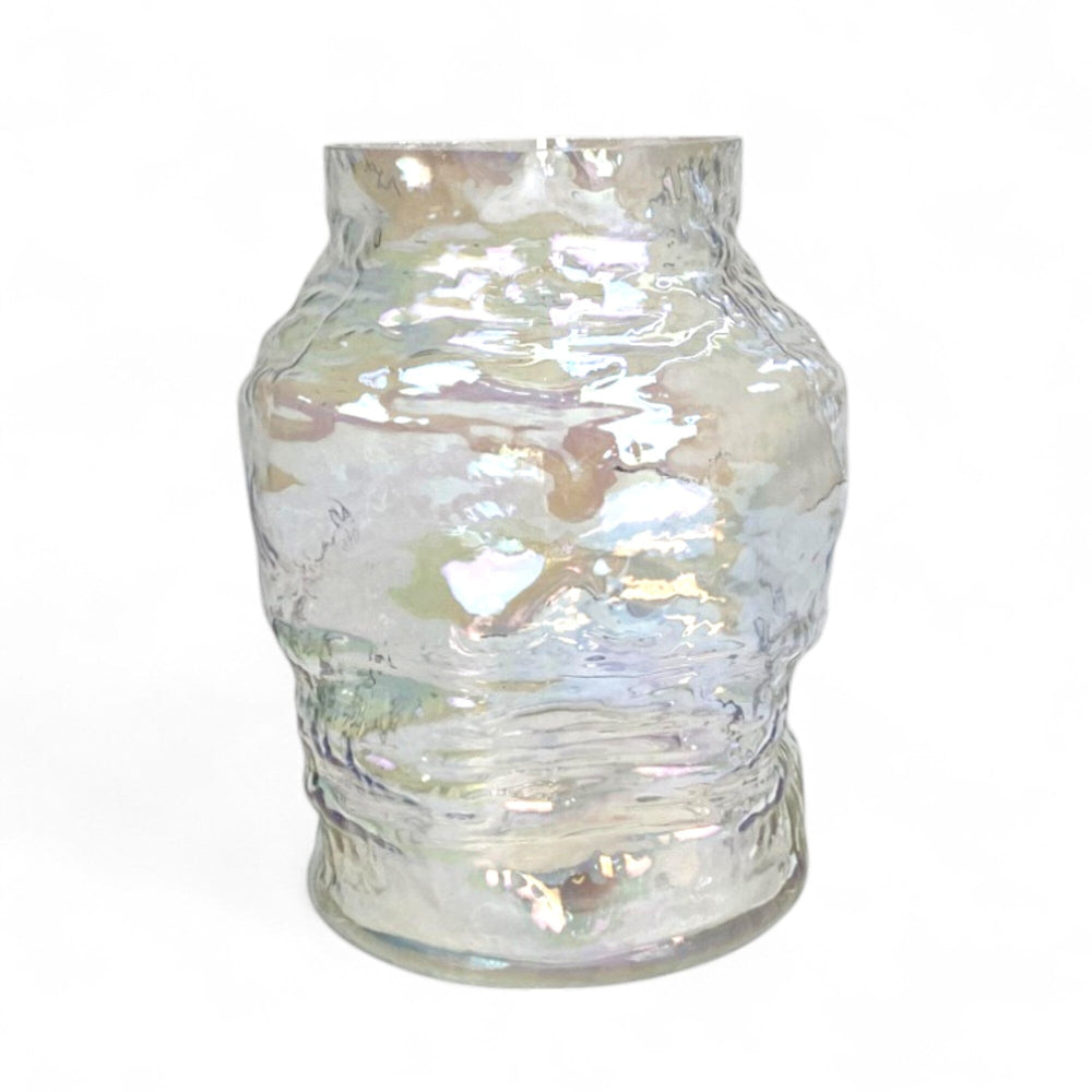 Curve Holographic Glass Vase 12cm(D) x 23cm(H)