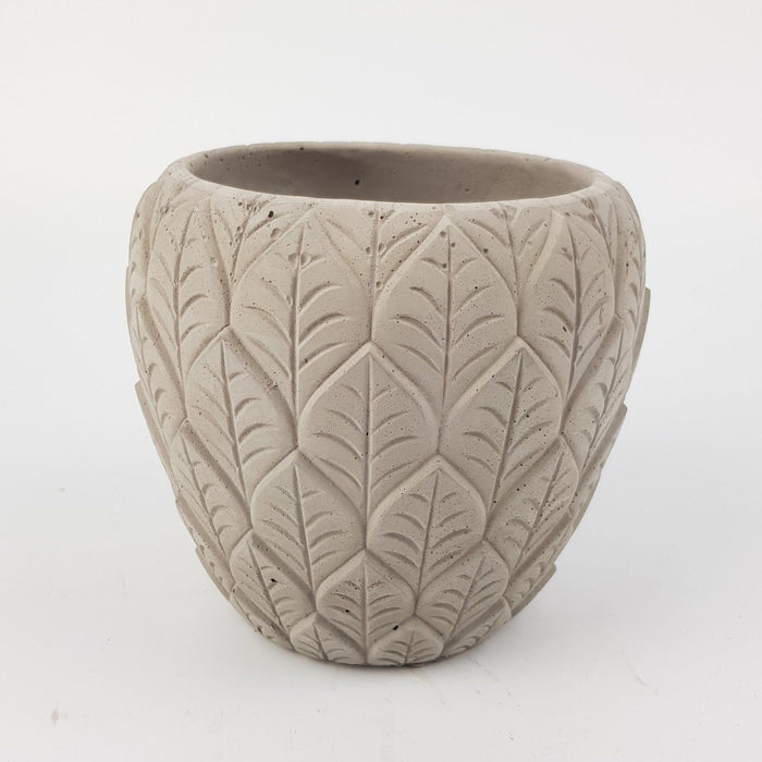Cement Vase (14cm x 13cm)