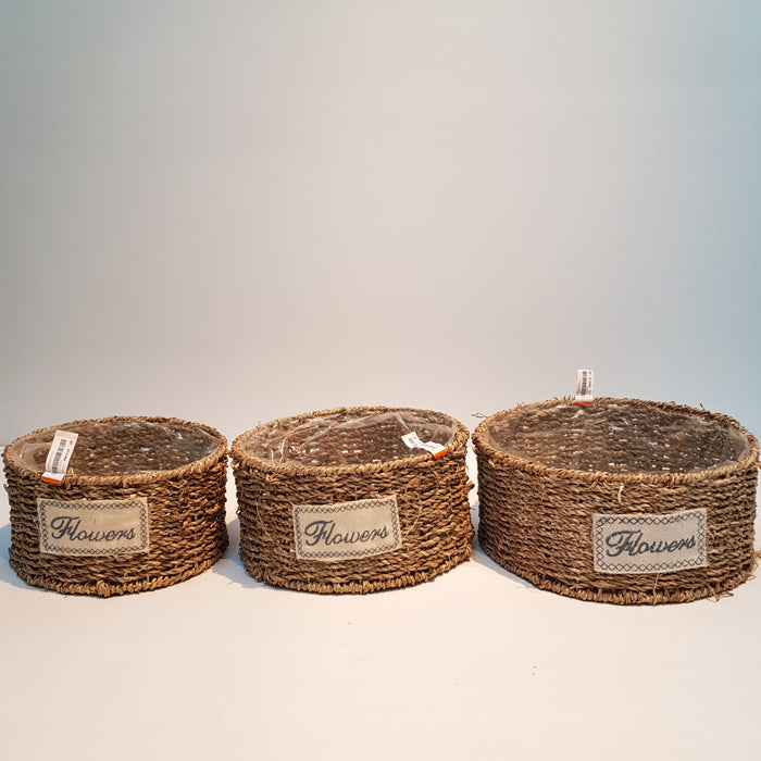 Rattan Basket 002 Large (Imported) - Natural Brown
