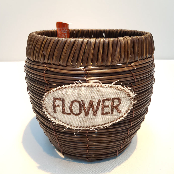 Rattan Basket 008 Small (Imported) - Dark Brown
