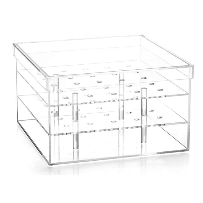 Crystal Box 25 Hole (Imported) - Transparent