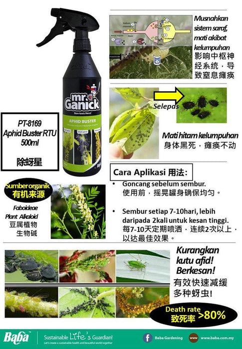 Mr Ganick Aphid Buster (500ML)