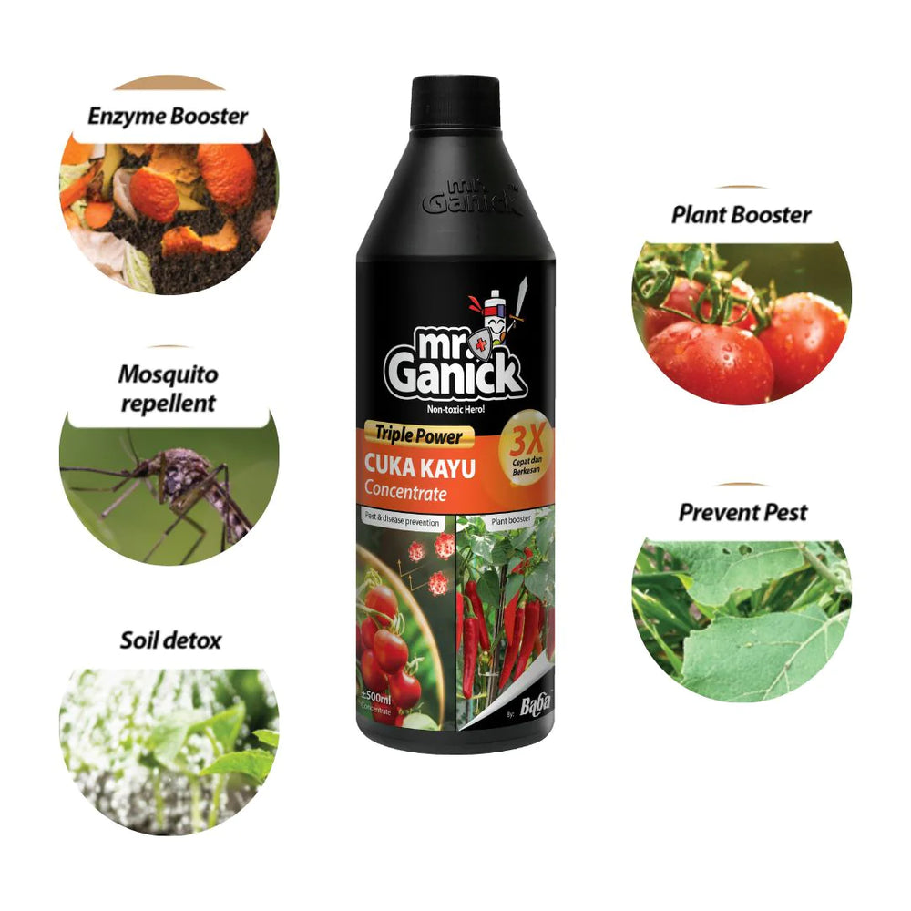 Mr Ganick Cuka Kayu Concentrate (500ML)