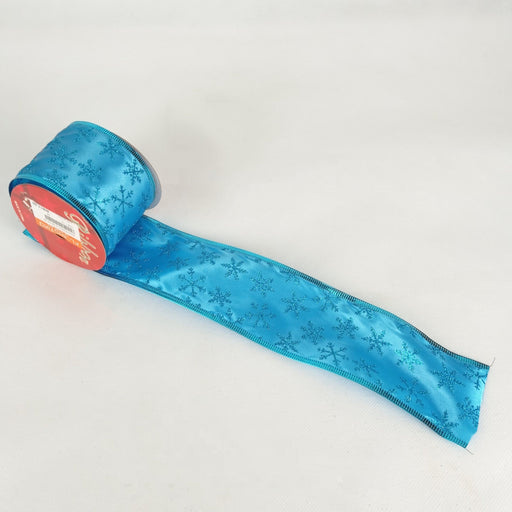 [BUY 1 FREE 1] Xmas Ribbon 003 - Blue (1 Roll)