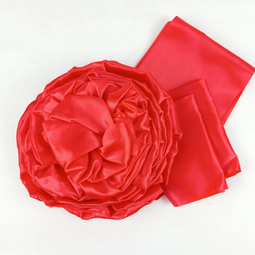 Chinese New Year Red Flower 13cm 3 Layer Decoration