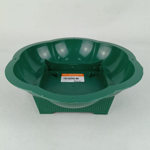 Flower Plastic Container V333 (Local) - Green