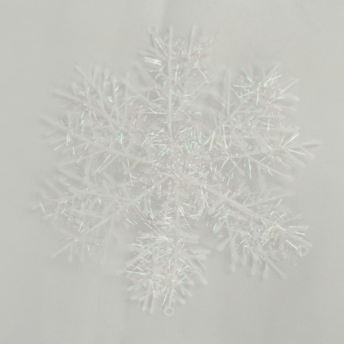 [BUY 1 FREE 1] Xmas Deco 016 - Snowflake White 2 pcs