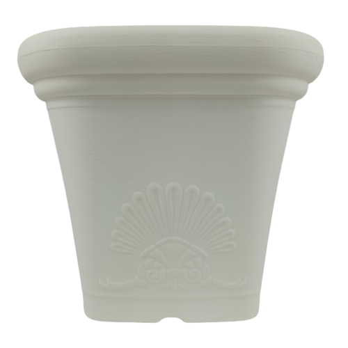 Plastic Flower Pot 563 (Local) - Beige