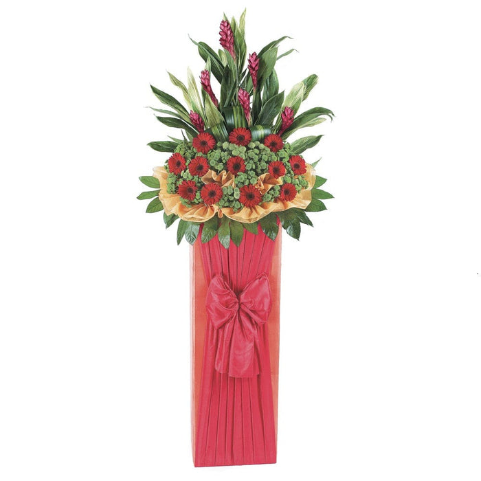 MYCON09 - Congratulatory Flower Stand - Blooms of Prosperity