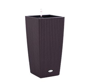 Lei. Square Rattan Self Watering Pot 76cm (Imported) - Mix