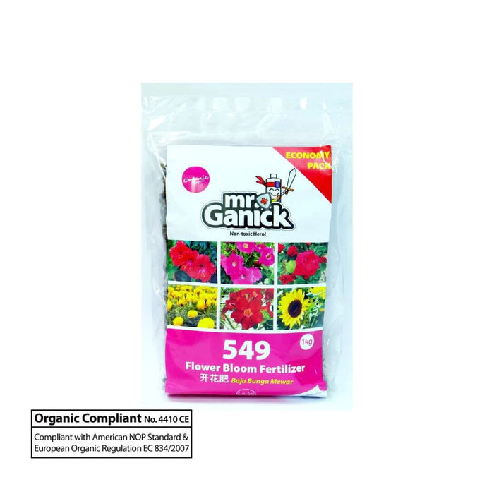 Mr Ganick 549 Organic Flower Bloom Fertilizer (1KG)